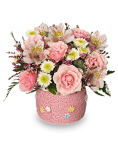 BABY GIRL BLOOMS Floral Arrangement