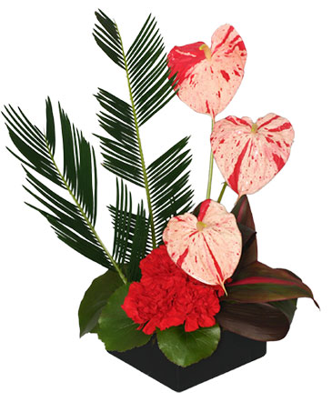 SPLASHED WITH STYLE Floral Centerpiece