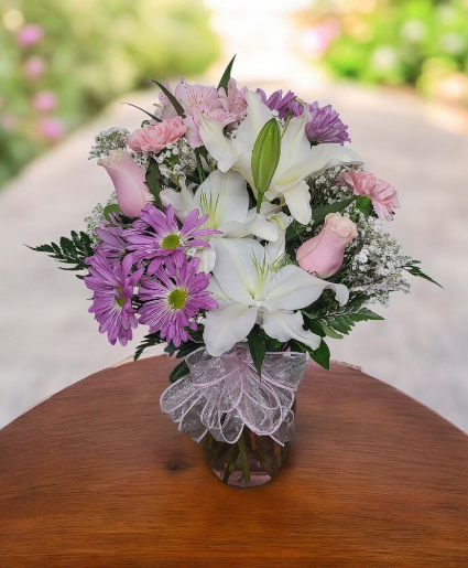 Pretty Lavender and Pink Bouquet FHF-E999 