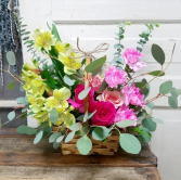 Tea Party Basket Arrangement