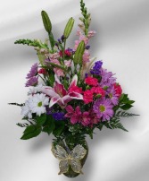 A Beauty For You   FHF-188  Fresh Vase Arrangement (local delivery only)