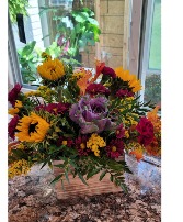 A box of posies Box arrangements 