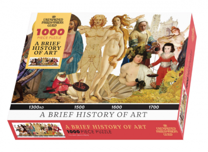 A Brief History of Art Puzzle from The Unemployed Philosophers Guild