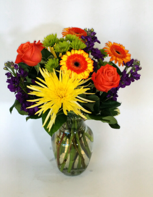 Bright & Colourful Vase Arrangement