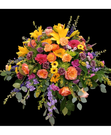A Celebrated Life  Casket Cover in Warren, MI | JIM'S FLORIST