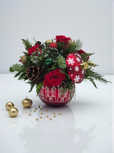 A Christmas Thinking of You   Christmas arrangement #19-2025 in San Juan, PR | ELIKONIA FLOWERS