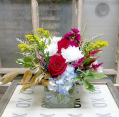 The Charlotte Bouquet Cube Arrangement