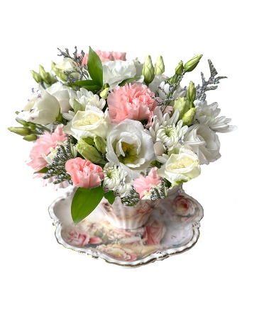A Cup of Delight vase Arrangement in Milton, ON | Milton's Flowers & Gifts
