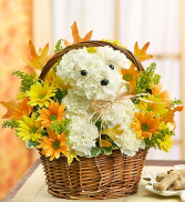 a-DOG-able™ for Fall Willow Basket Arrangement