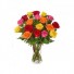 A Dozen Colourful Roses (Bursting with color) 