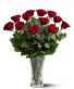 A Dozen Premium Red Roses Arrangement