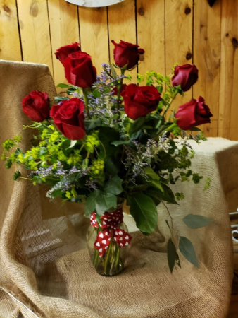 A dozen roses
