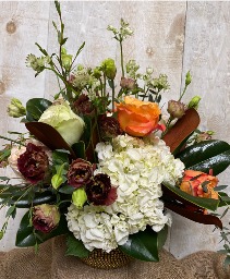 Wrapped in Luxury  Arrangement in ceramic pot 