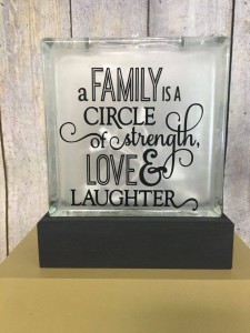 A family is a circle of strength love and laughter Gift