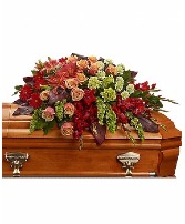 A Fond Farewell Casket Spray 