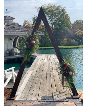 A- Frame Arch design (Flowers Only)