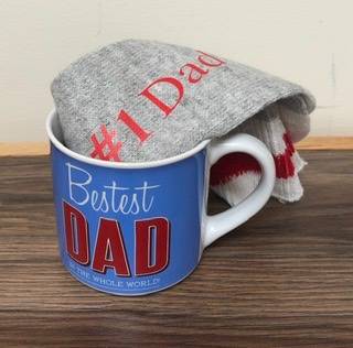 Father’s Day gift ideas Mug and socks