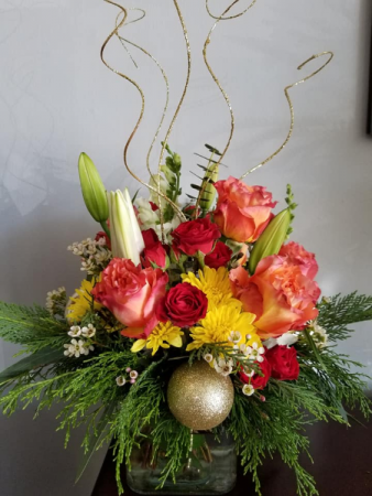 A Holiday Flair Vase Design
