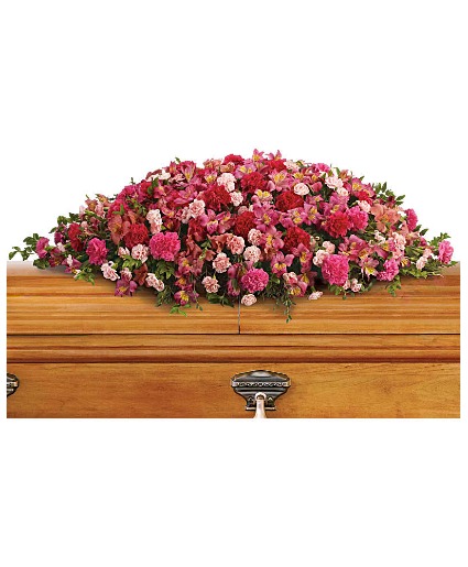 A Life Loved Casket Spray 