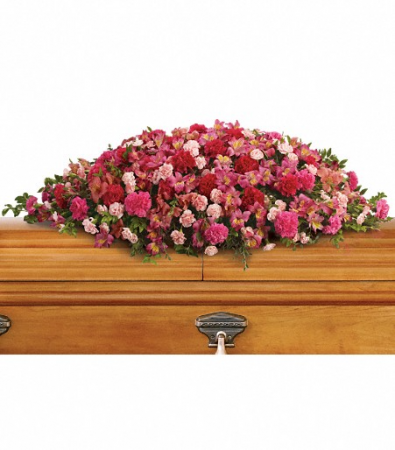 A Life Loved Casket Spray Sympathy