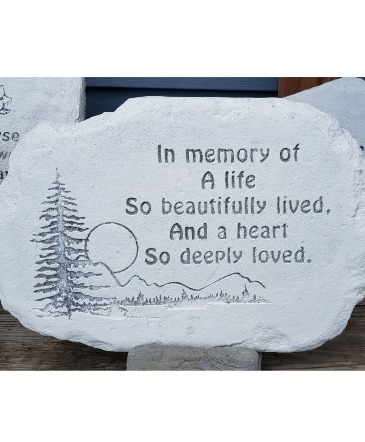 A Life So Beautifully Lived Memory Stone in Port Huron, MI | CHRISTOPHER'S FLOWERS