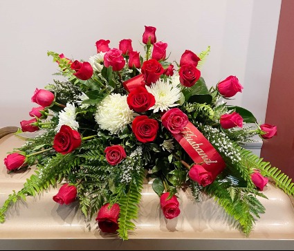 A Life Well Lived Casket Spray FD-46