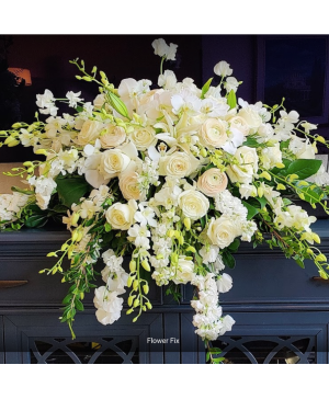 A Light from Heaven Casket Spray 