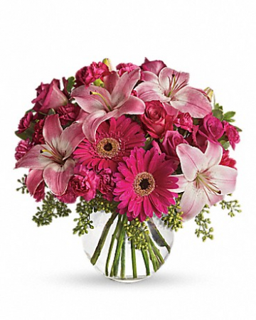 A little pink me up Fresh Arrangement