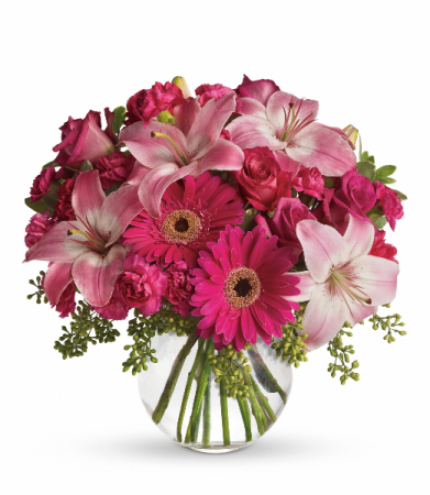 A Little Pink Me Up Fresh Arrangement