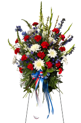 A Loyal Salute Standing Spray