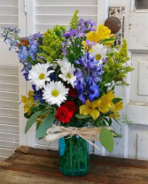 The Merryweather Bouquet Mason Jar