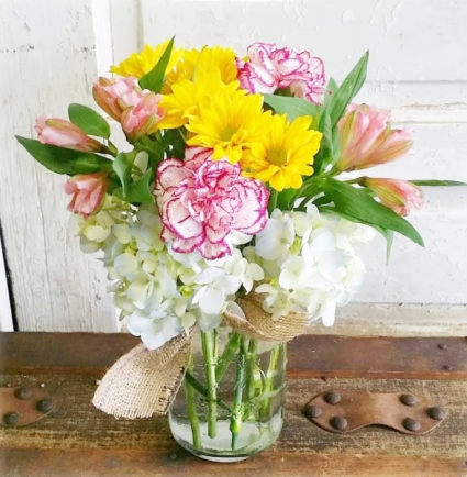 With A Smile and a Song Mason Jar