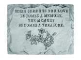 A Memory is a Treasure Memorial Stone