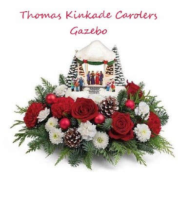 Thomas Kinkade Carolers Gazebo Christmas in Paradise, NL | PARADISE FLOWERS & GIFTS