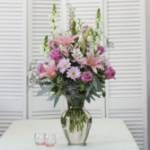Pink Splash Vase Arrangement