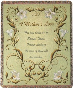 A Mother's Love Woven Throw in Springfield, IL | FLOWERS BY MARY LOU INC A Mother's Love Woven Throw in Springfield, IL | FLOWERS BY MARY LOU INC