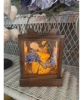 “ A part of my heart has wings” lantern 