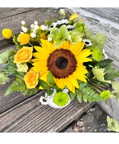A Pave of Sunflower Pave Arrangement