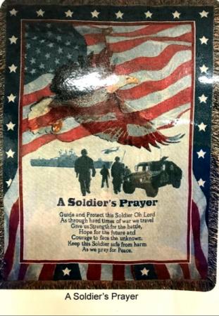 A Soldier's Prayer Throw 