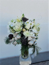A Sparkling Silver Wonderland Arrangement