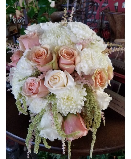 A Splash of Pink Wedding Bouquet