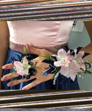 A Step Above Wrist Corsage & Flower Ring