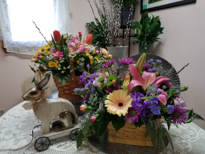 A Tisket A Tasket A Spring Basket Fresh flowers