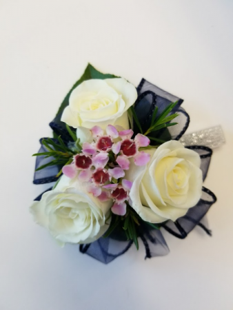 A Touch of Blue Corsage