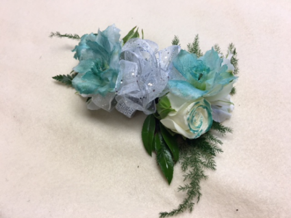 A Touch of Color Wrist Corsage