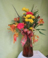A Touch Of Fall vase arrangement
