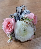 A Touch of Pink Wrist Corsage