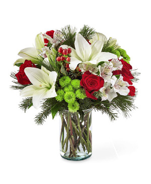 A Touch of Whoville Floral Arrangement