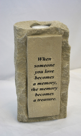 WHEN SOMEONE YOU LOVE - CANDLE STONE SYMPATHY CANDLE STONE