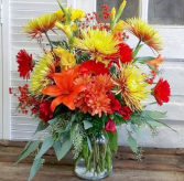 Alluring Autumn Vase Arrangement